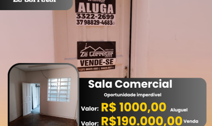 Rua Silviano Brandão, 86, sala B - Centro . Formiga, 4 Rooms Rooms,1 BathroomBathrooms,Sala Comercial,Venda,1479